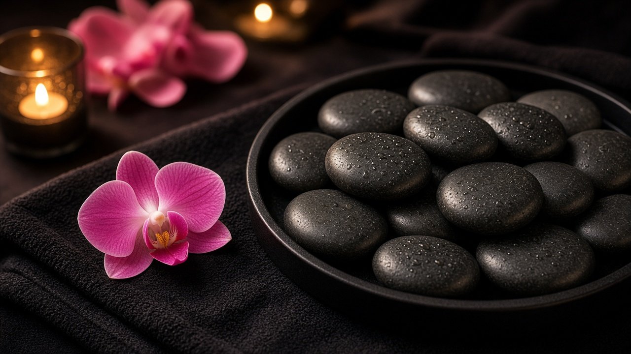Hot stone massage in Business Bay at Happy Dream Spa Silver Tower Dubai